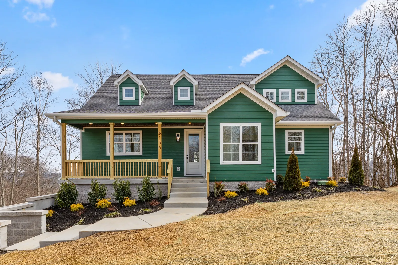 Craftsman home with a classic front porch