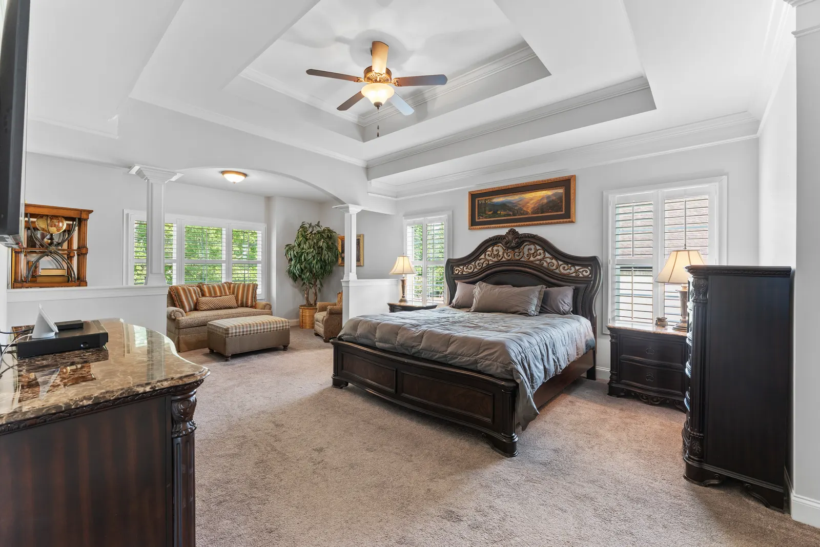 Primary bedroom suite